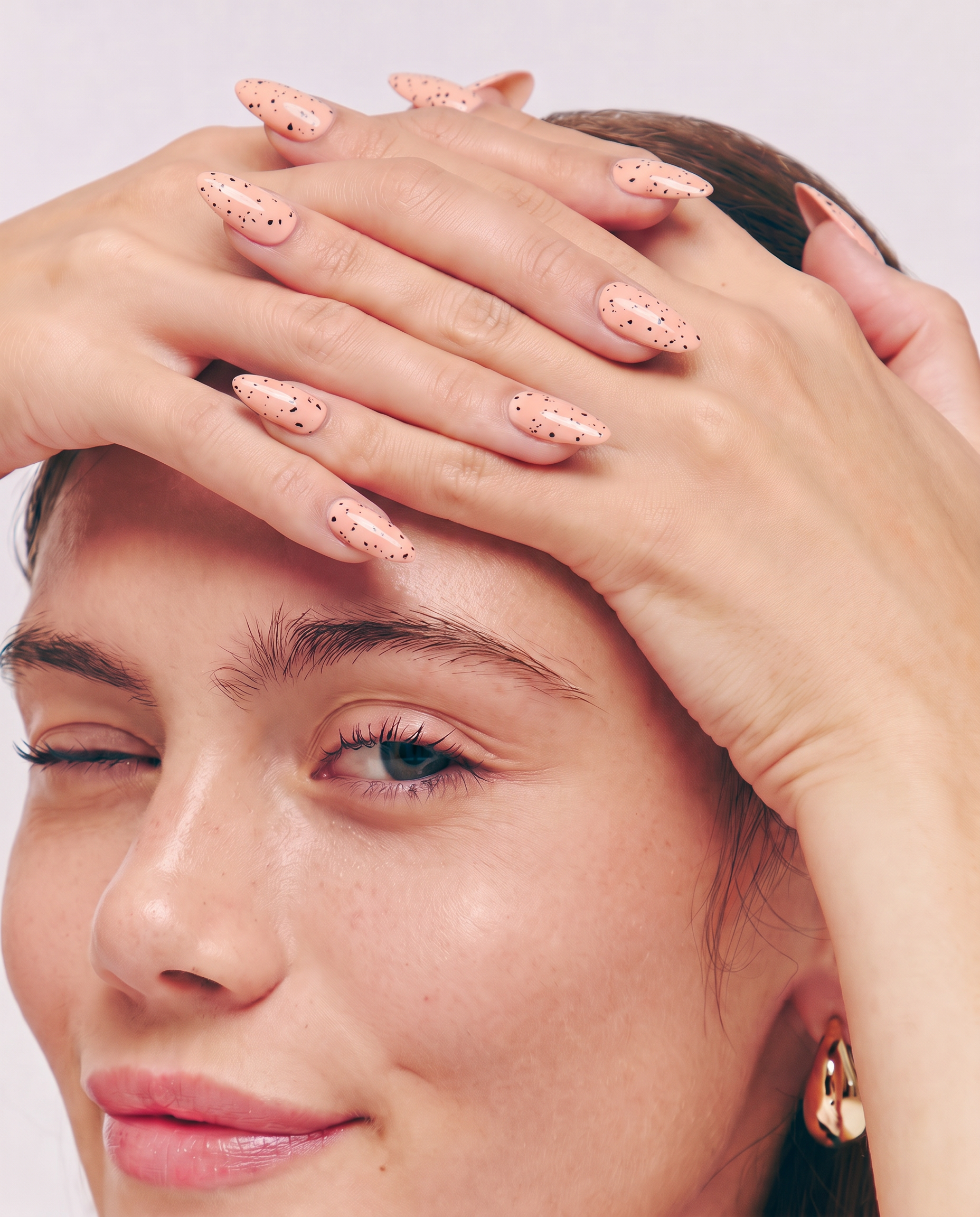 Tropical Speckle Nails