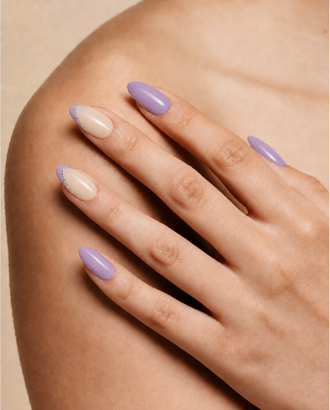 Glitterline PURPLE Nails