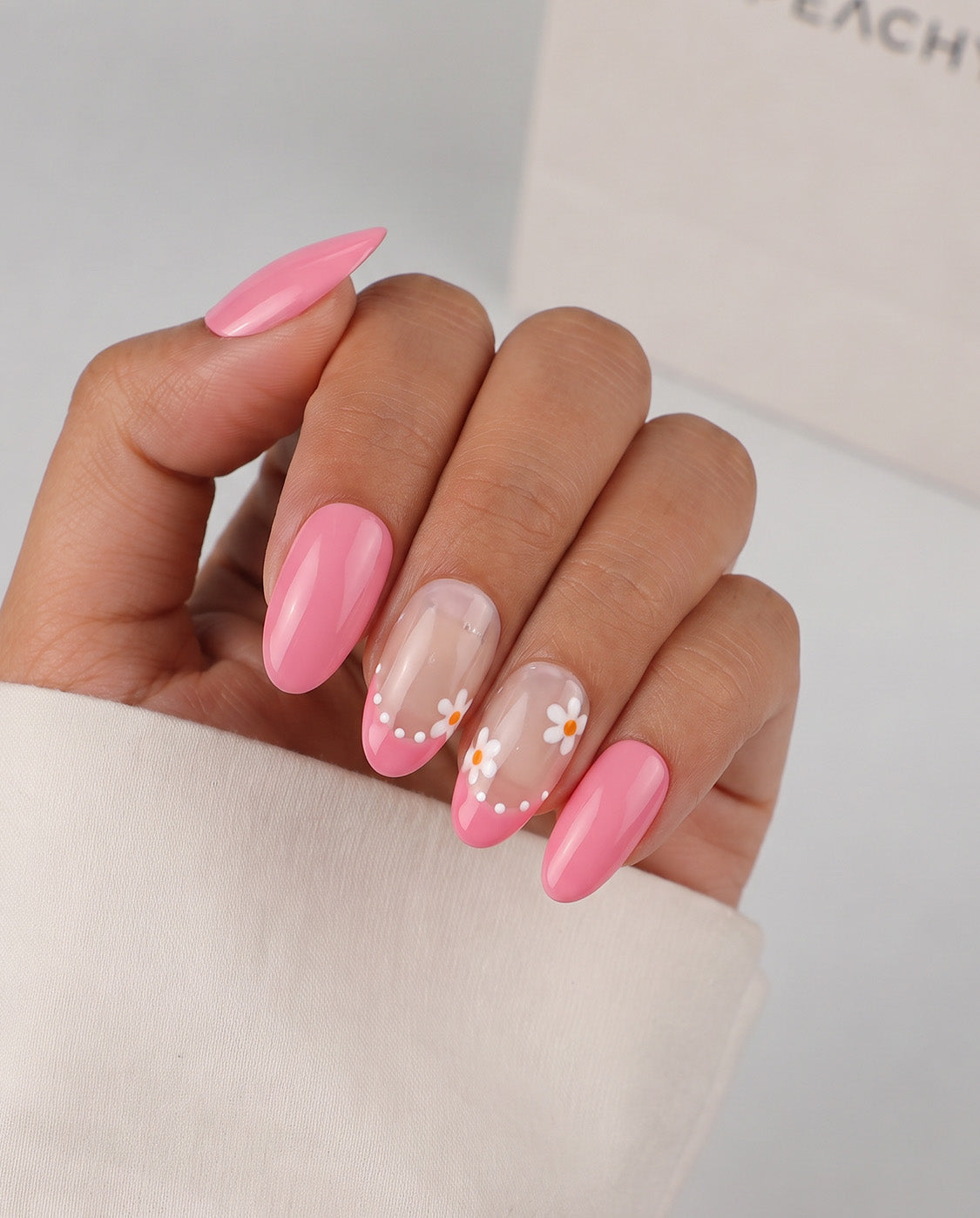 Flora PINK Nails