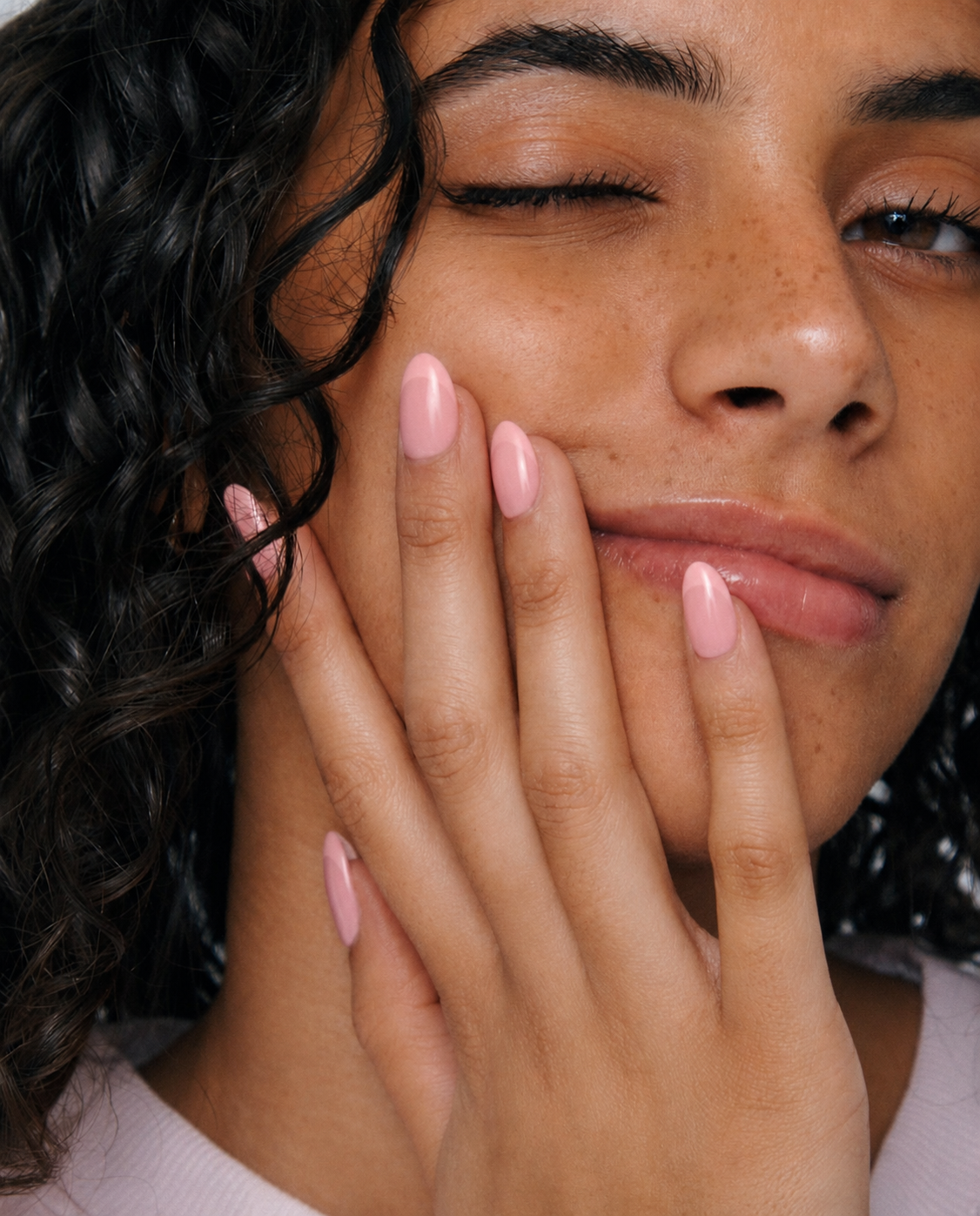 Milky Pink Nails