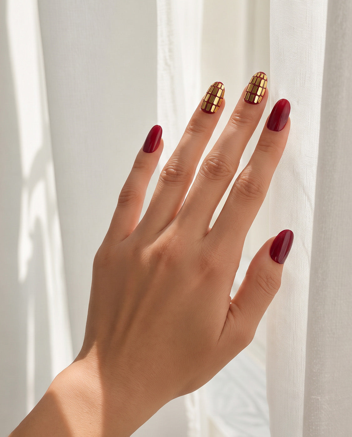 Mirror Mosaic Nails