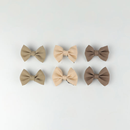 Muted Green 3-pack Classic HairBow