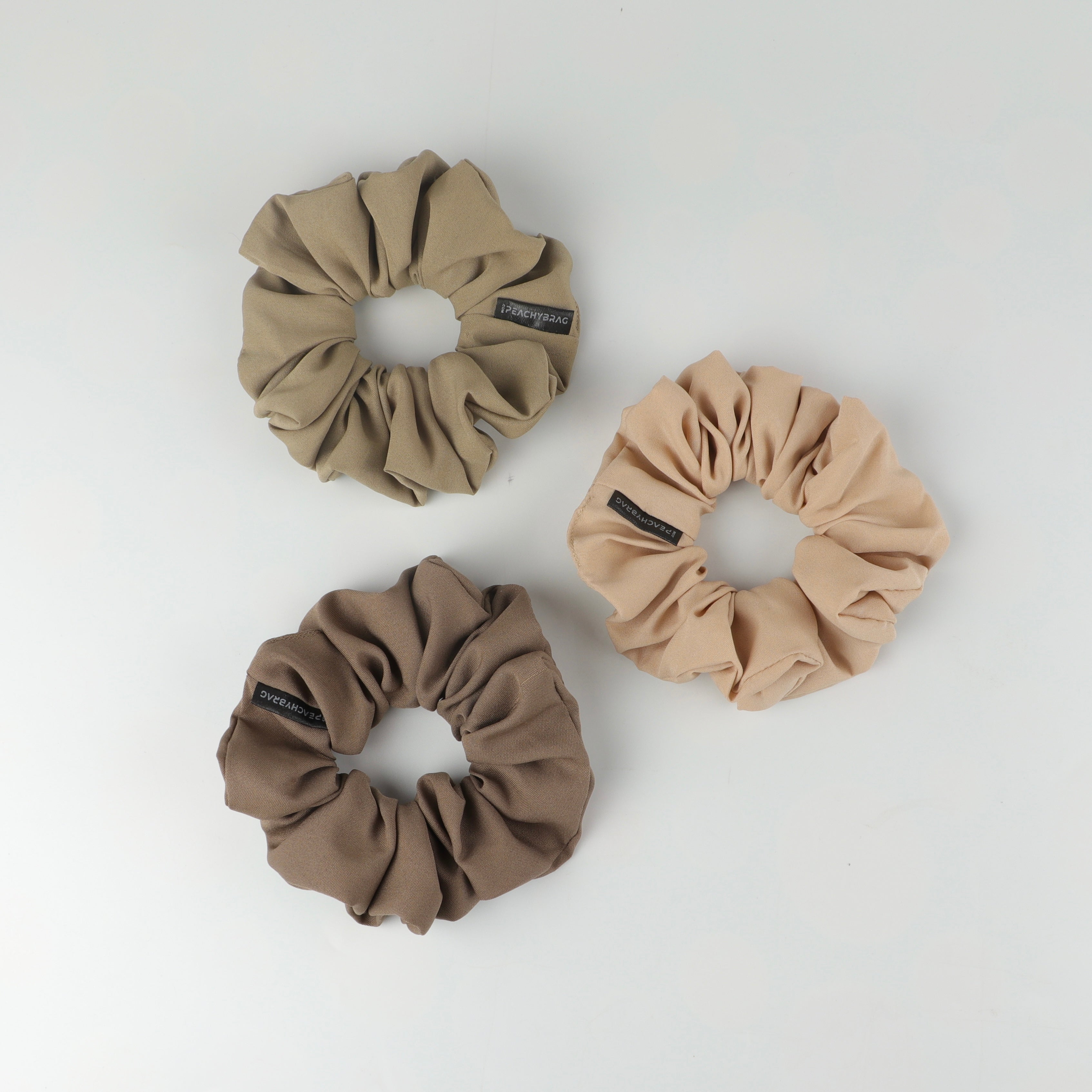 Muted Green 3-pack Scrunchie