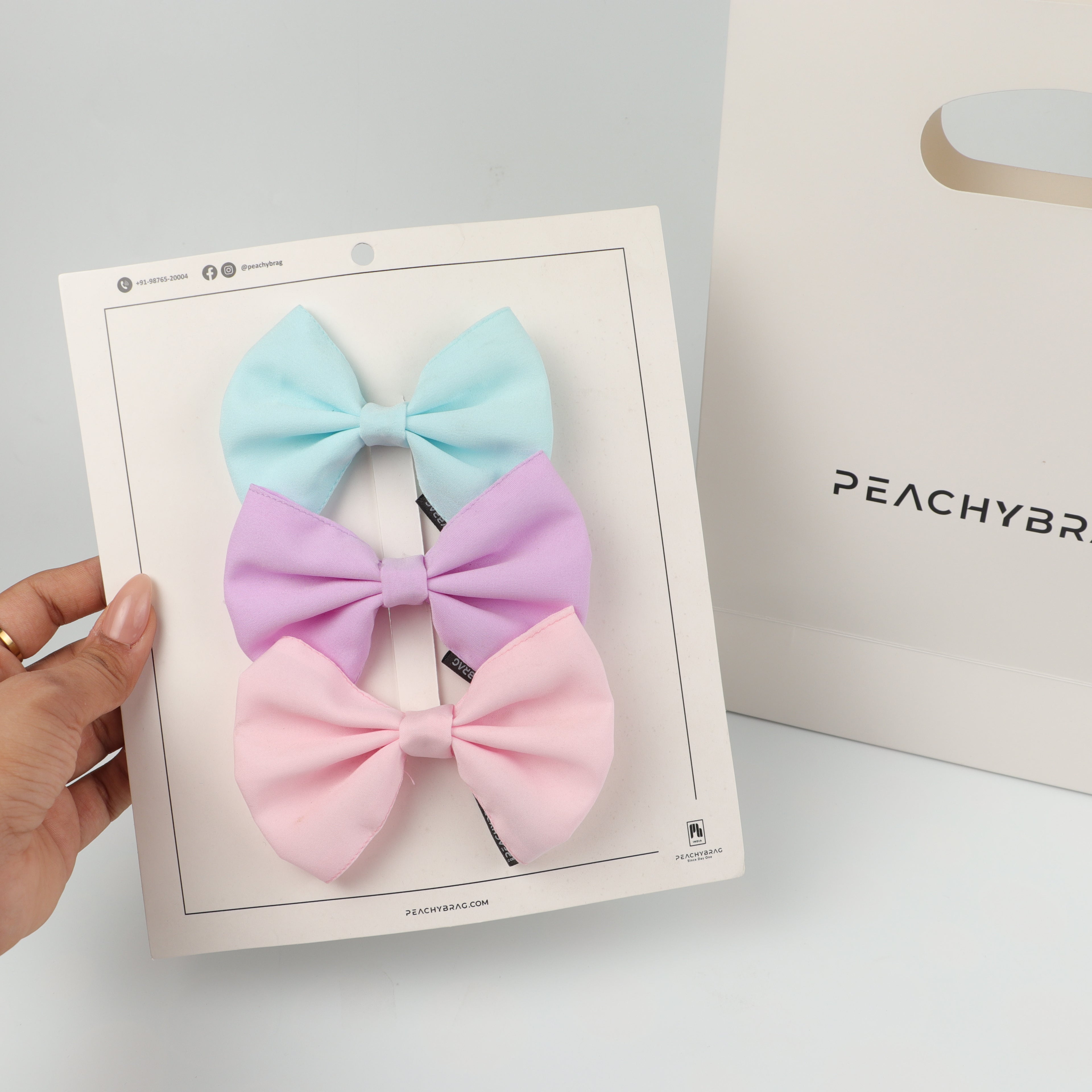 Pastel Charm 3-pack Classic HairBow