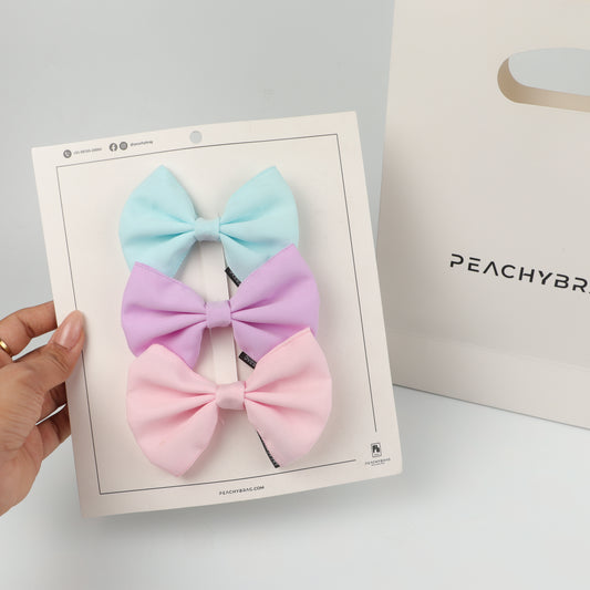 Pastel Charm 3-pack Classic HairBow
