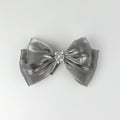 Grey Luxe Fly HairBow