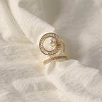 Whirl Pearl Ring