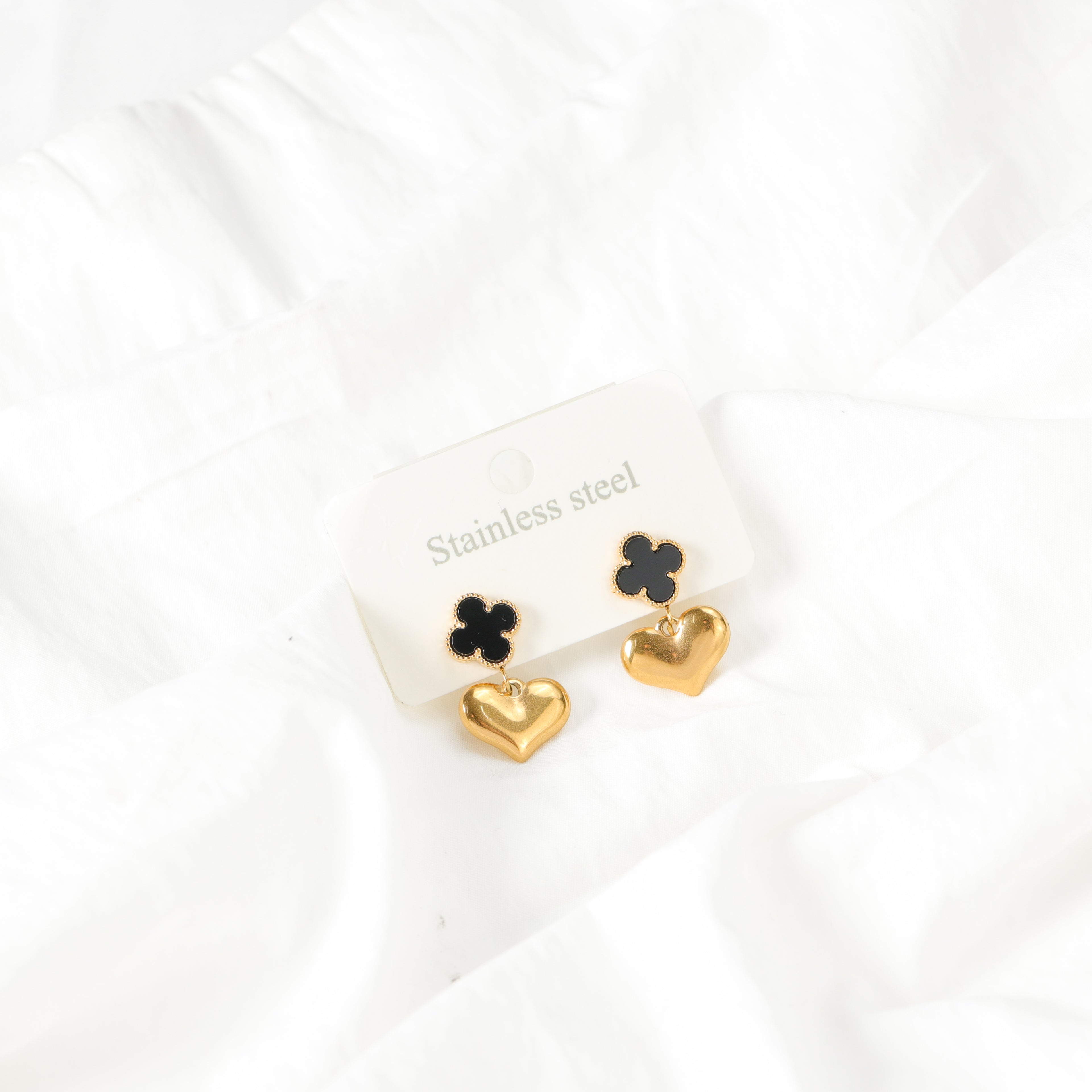 Club Heart Earrings