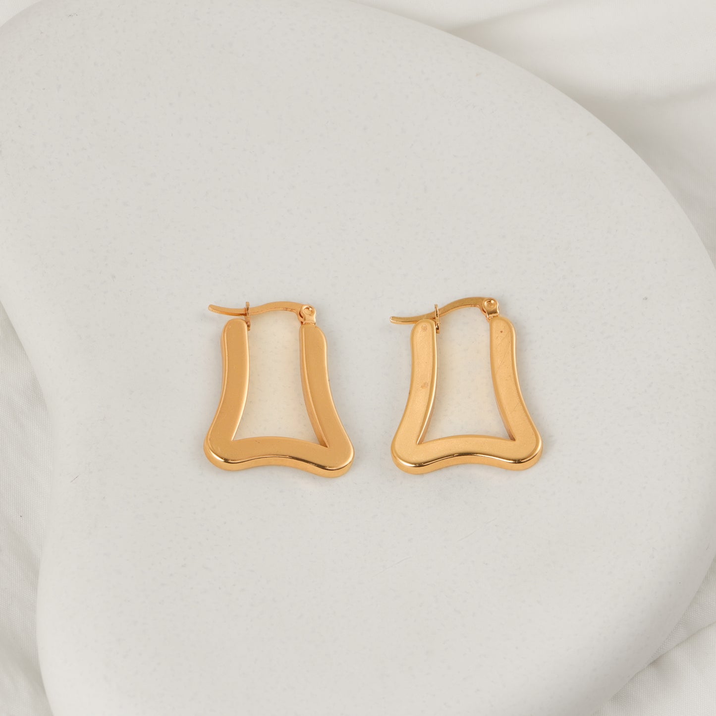 Taffle Hoop Earrings