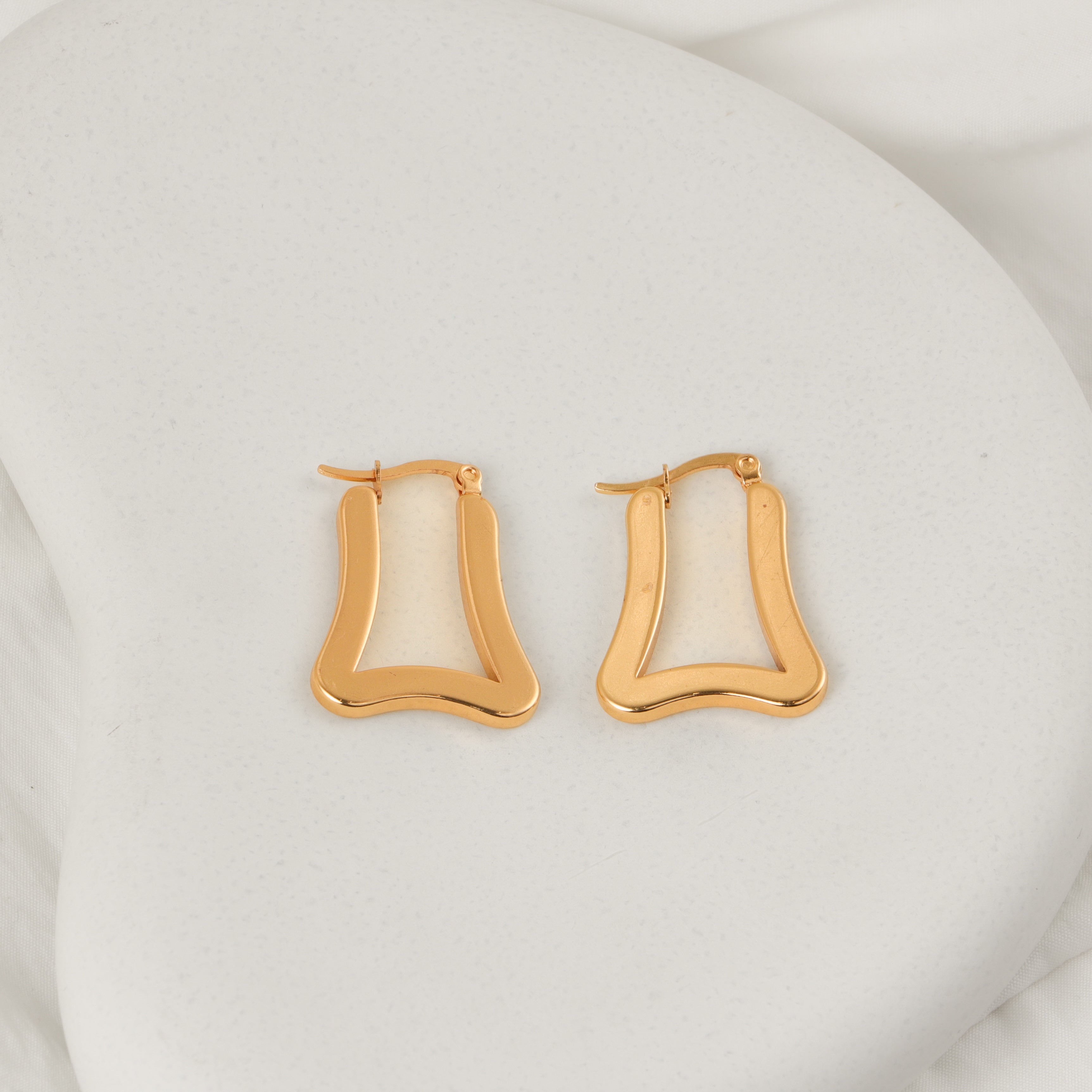 Taffle Hoop Earrings