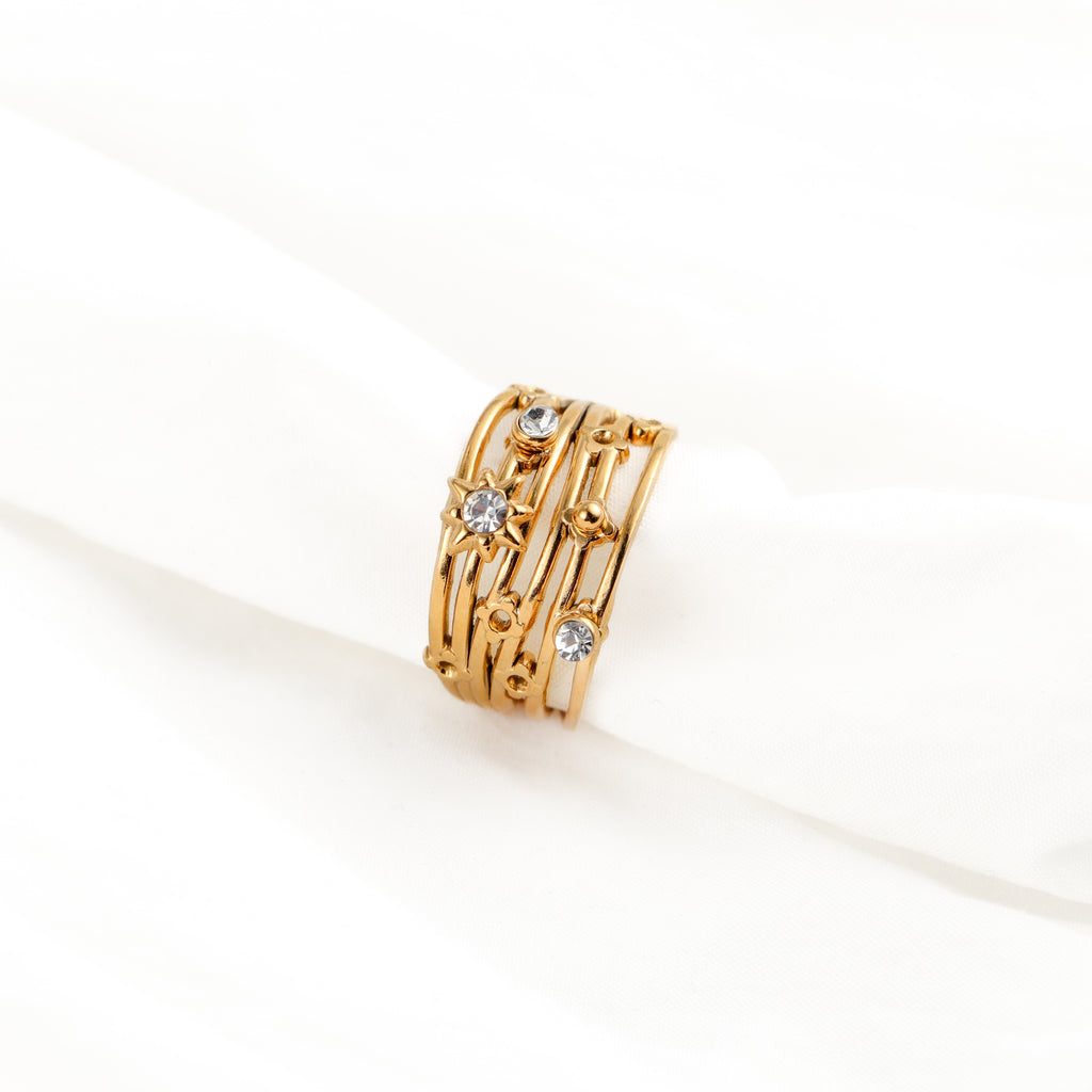Starlit Band Ring