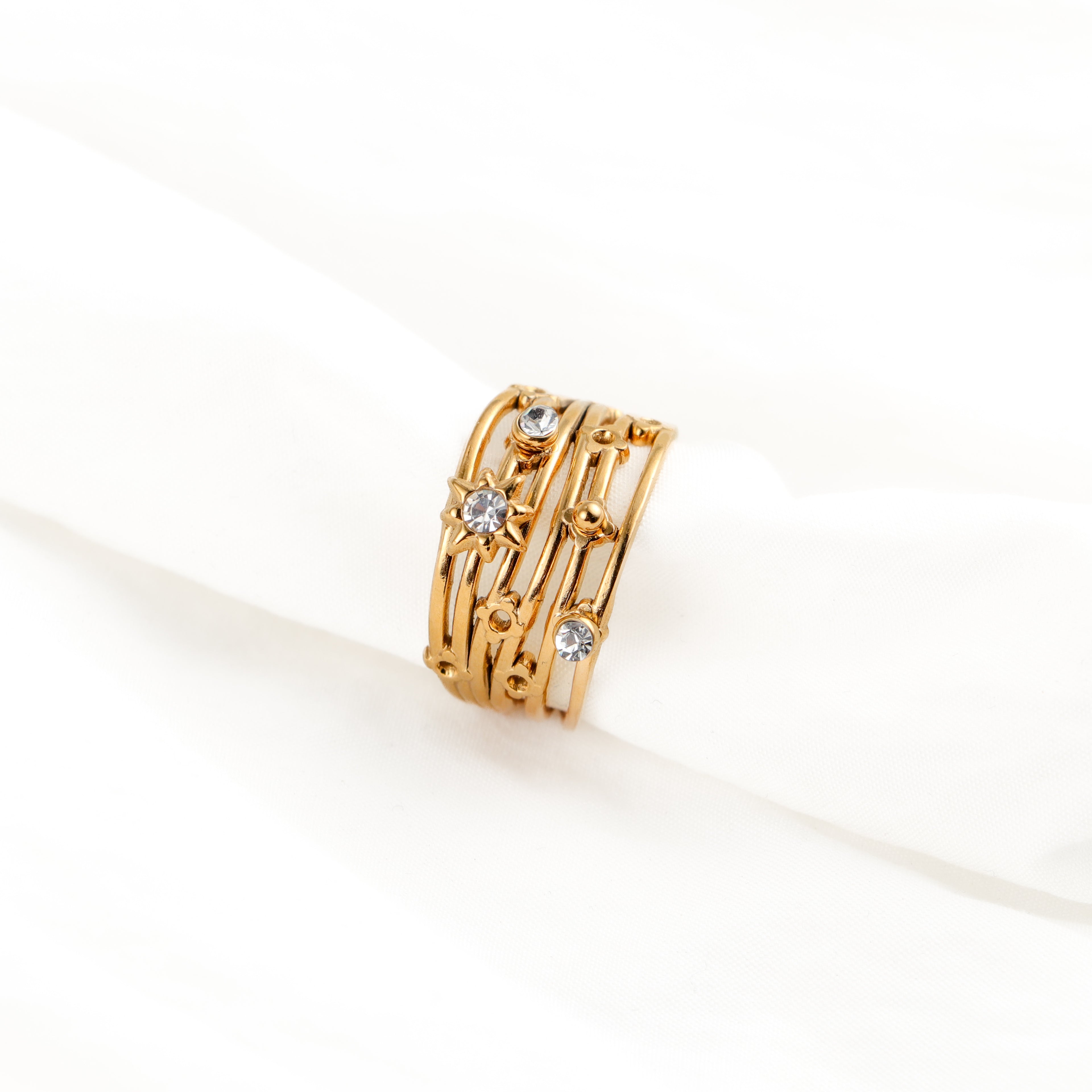 Starlit Band Ring