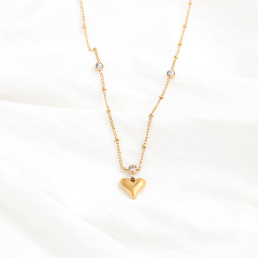 Heart Drop Necklace