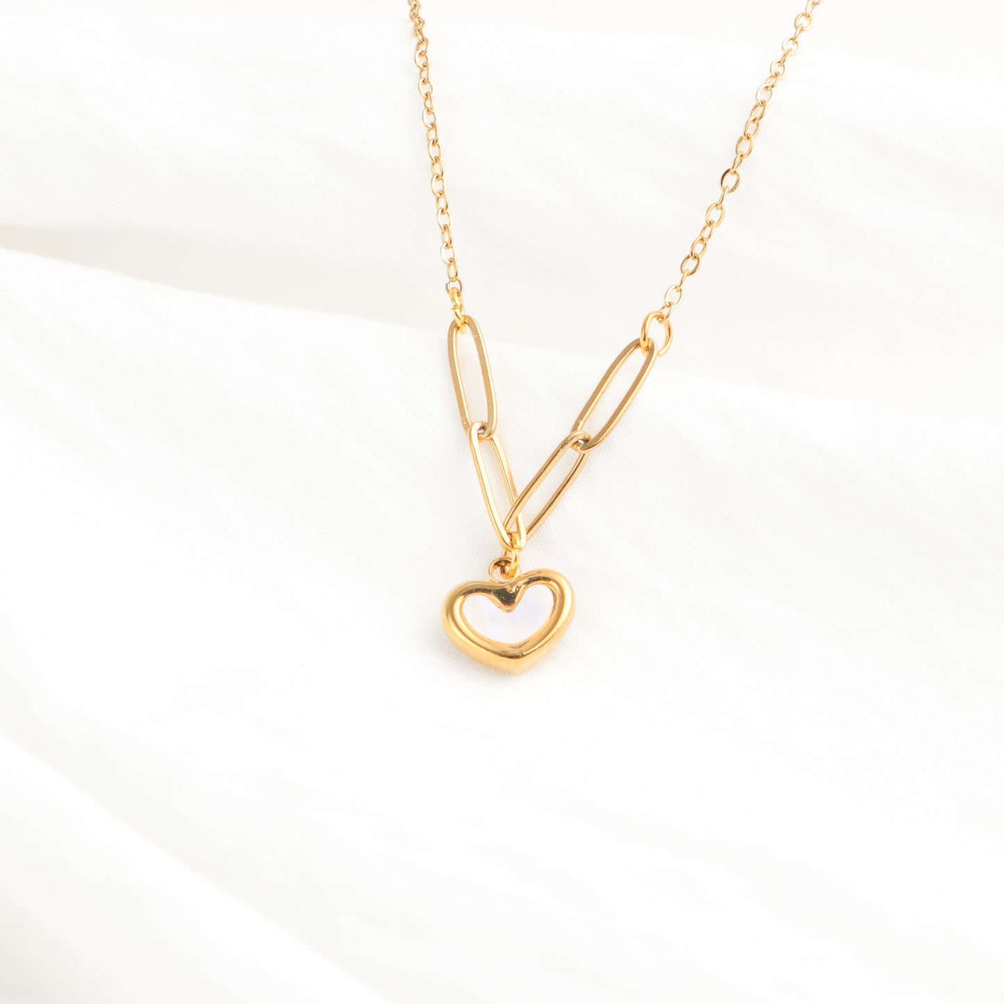 Hollow Heart Necklace