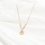 Hollow Heart Necklace