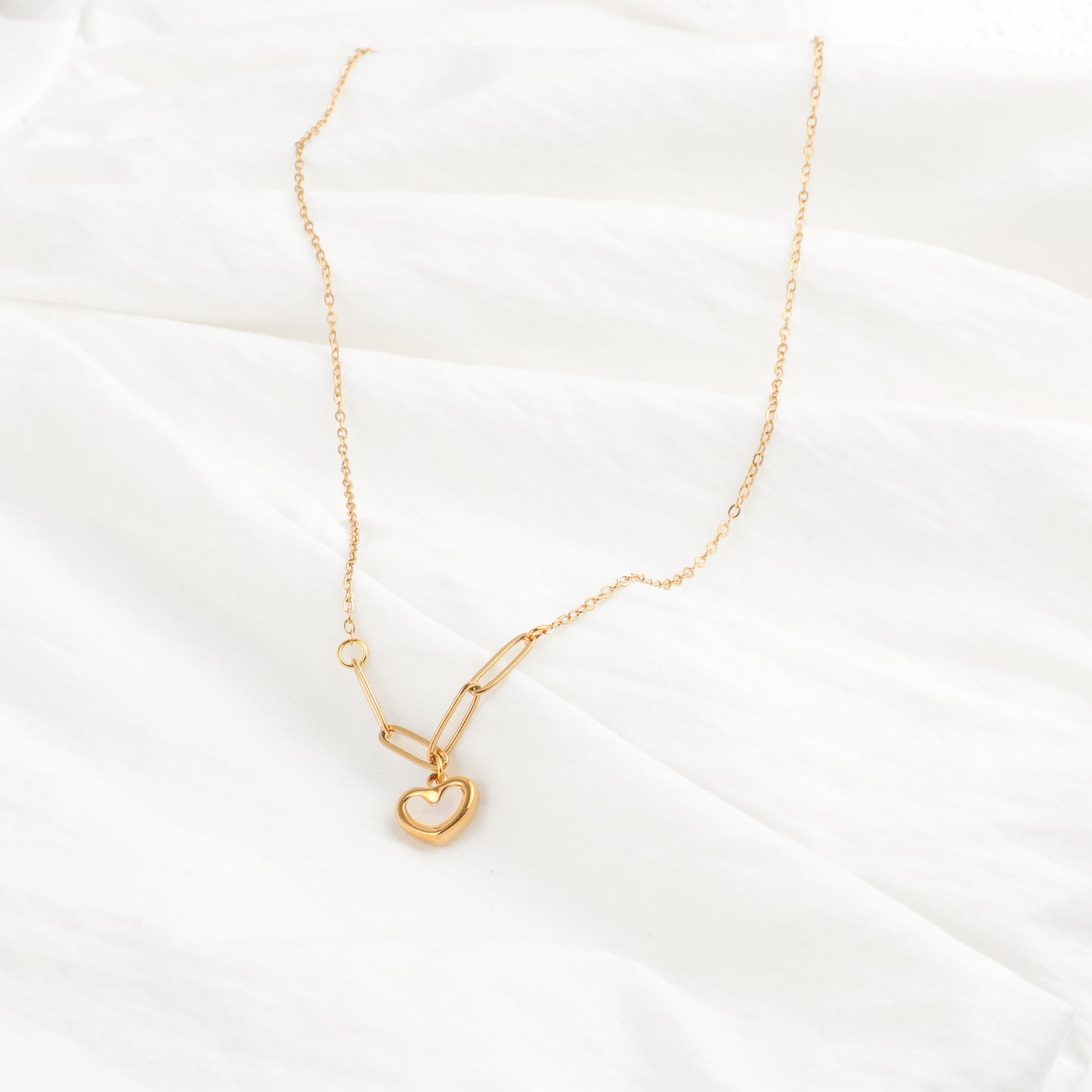 Hollow Heart Necklace