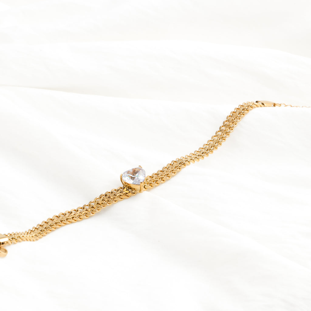 Heart Stud Bracelet