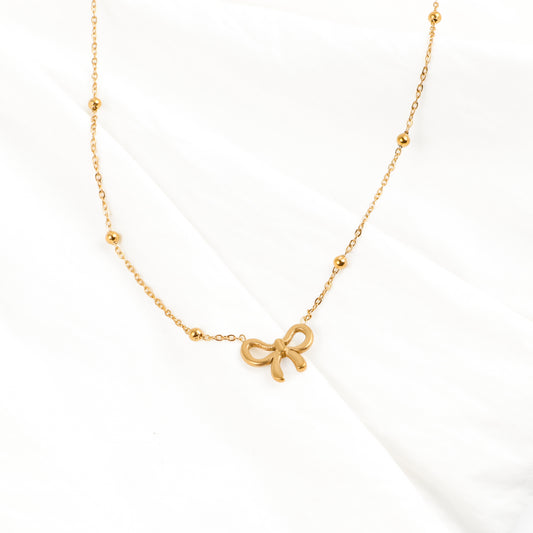 Bow It Girl Necklace