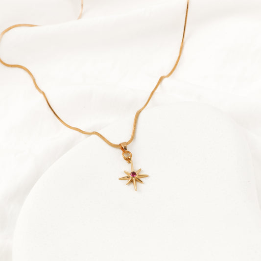 Starlit Necklace (Red)
