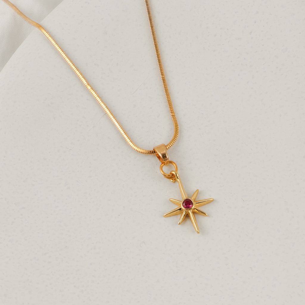 Starlit Necklace (Red)