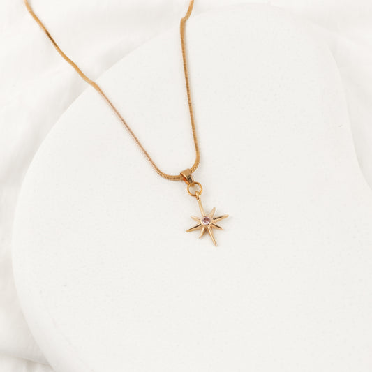 Starlit Necklace (Purple)