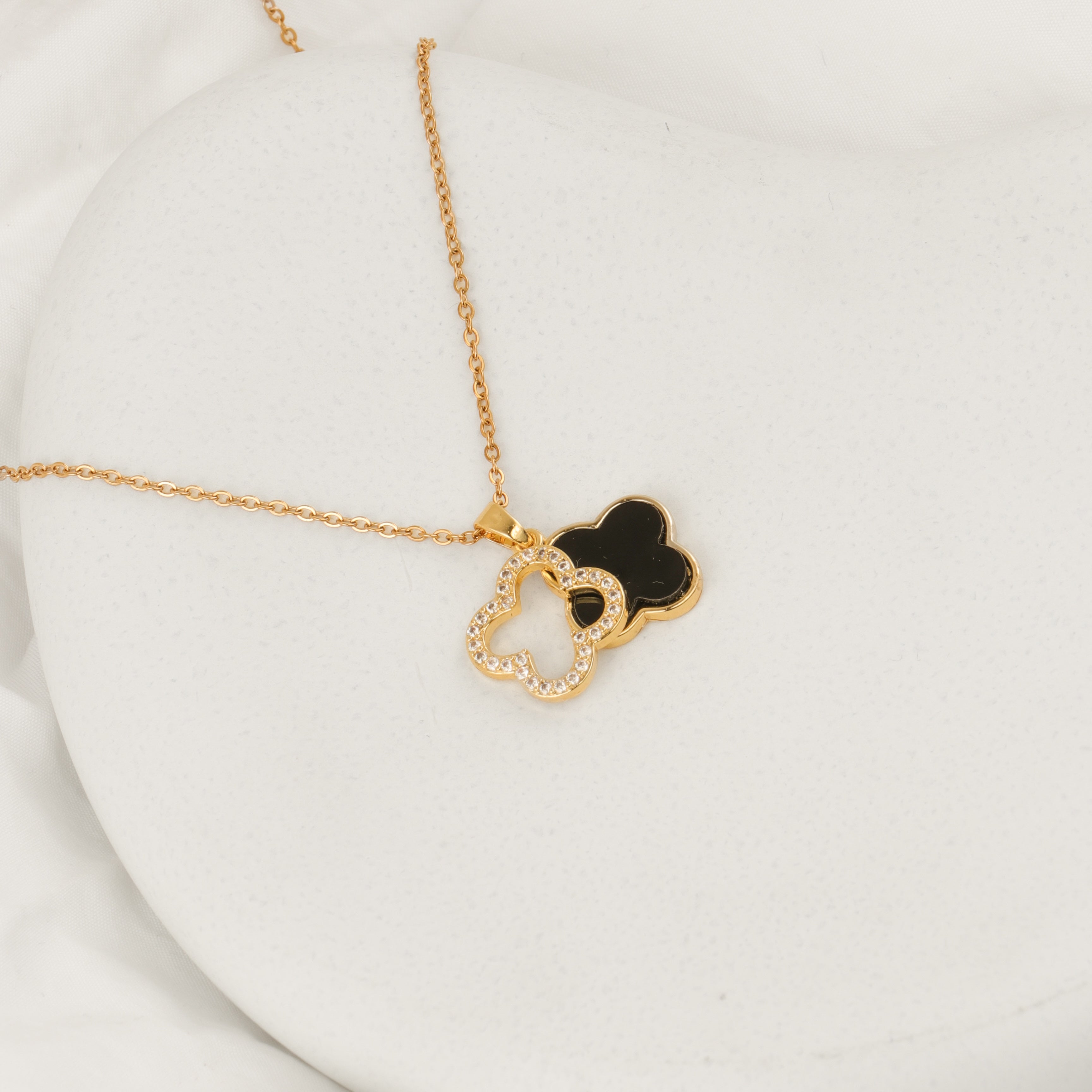 Twin Necklace (Black)