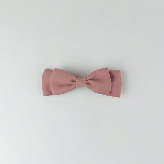 Dusty Rose Double Layer HairBow