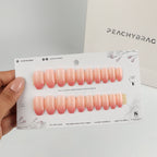 FairyDust Rose press-on nails, premium reusable nail set