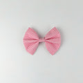 Pink Check Charm Classic HairBow
