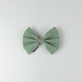Green Check Charm Classic HairBow