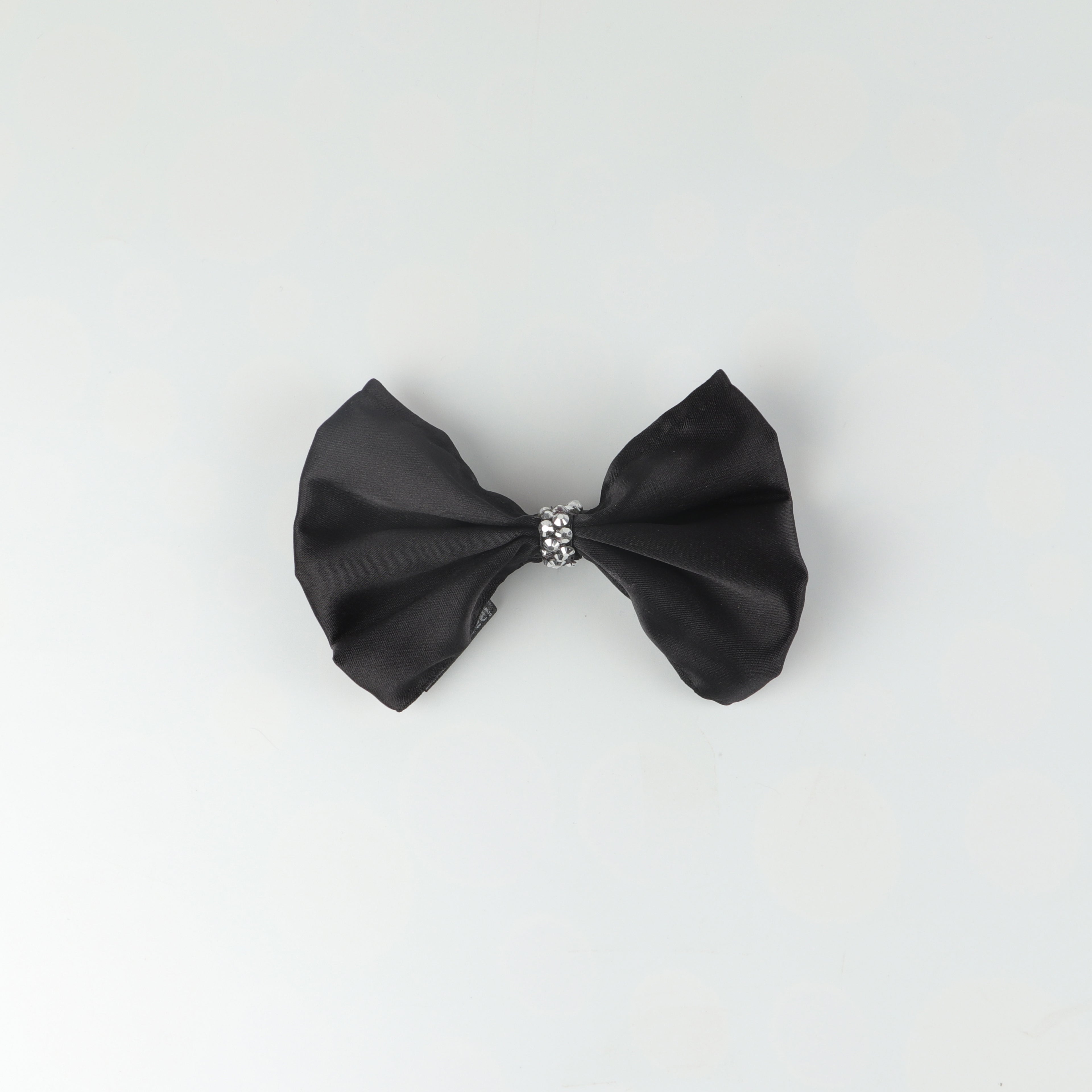 Black Embellished Classic HairBow
