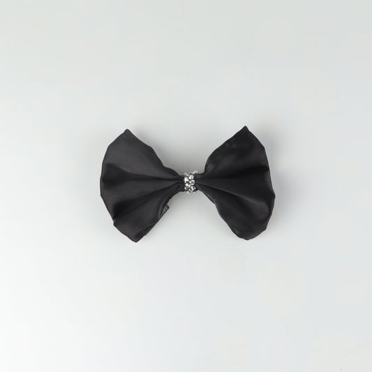 Black Embellished Classic HairBow