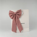 Dusty Rose Long Tail HairBow
