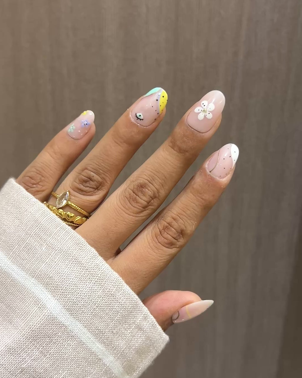 Pastel Picnic Nails