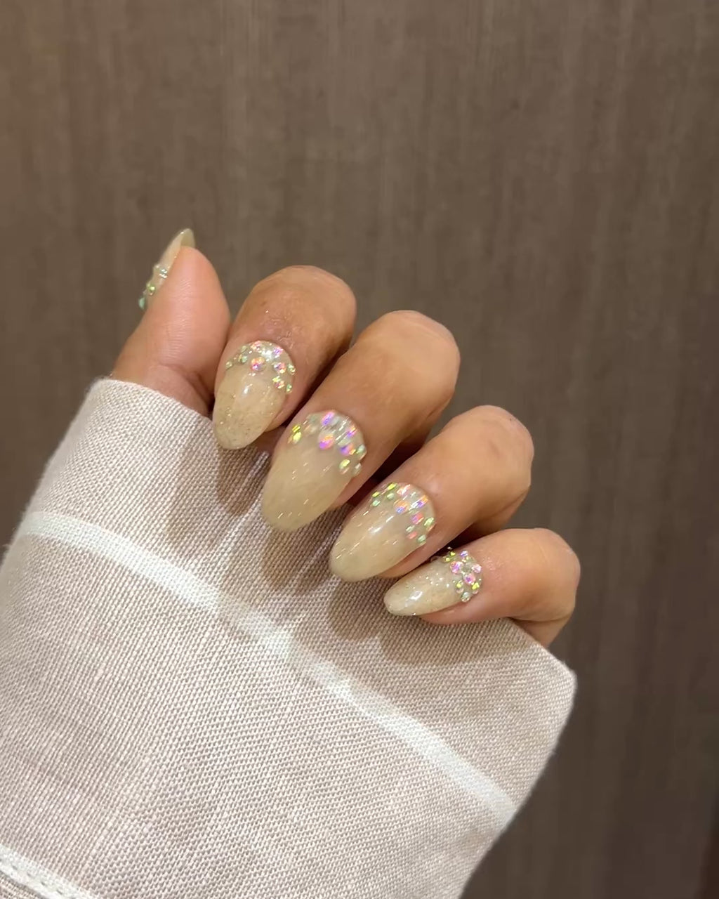 Gem Glam GOLD Nails