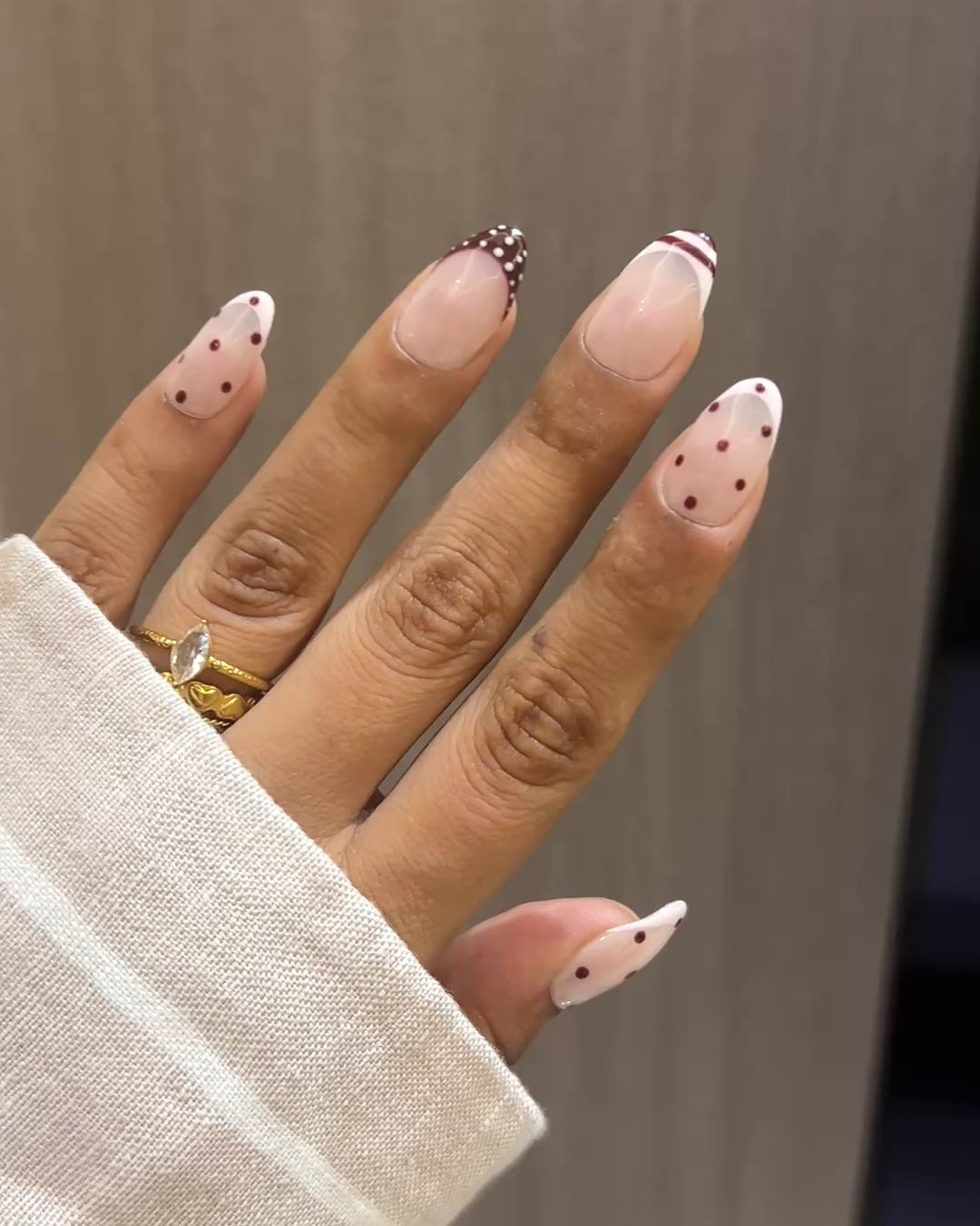 Sweet Polka Nails
