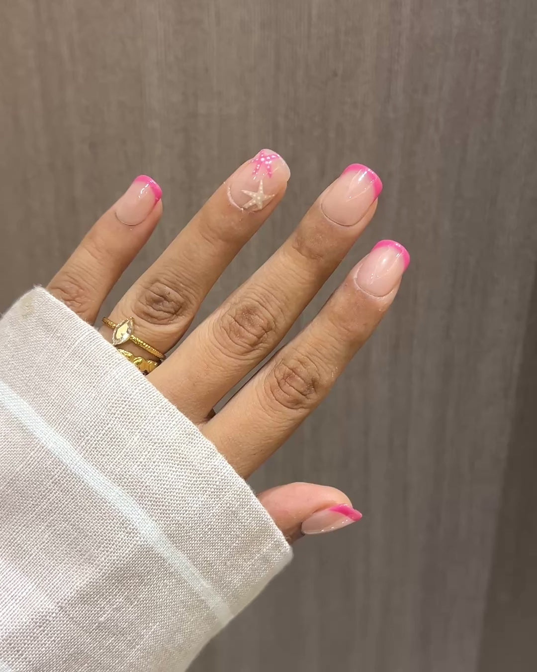 Starfish PINK Nails