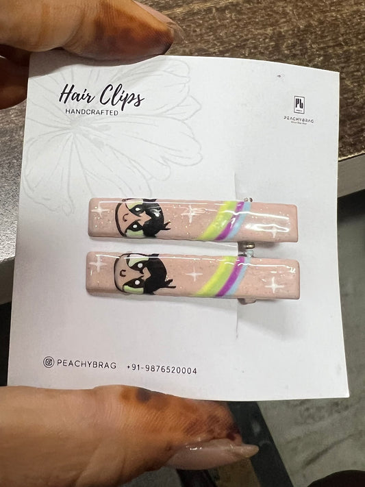 PwrPuff Girl (Buttercup) HairClip