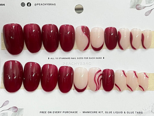 Berry Swirl Stick Ons