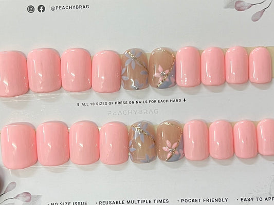 Flower Vine 4Designer Nails