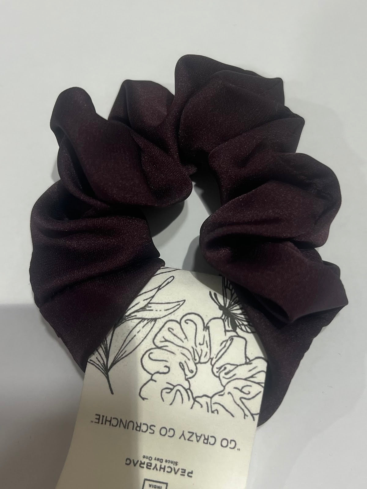 Deep Purple Scrunchie