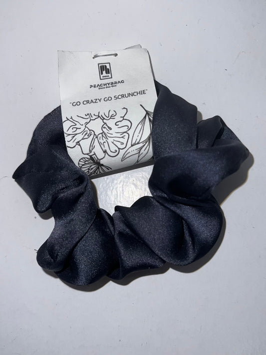 Charcoal Blue Scrunchie