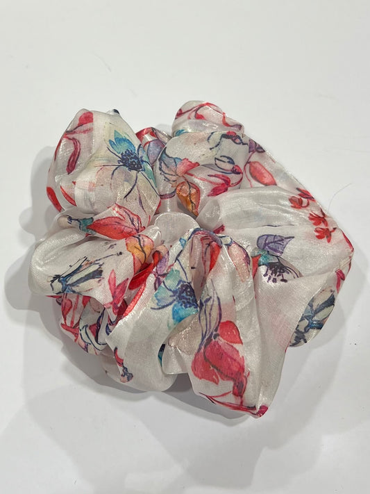 Floral Whisper Scrunchie