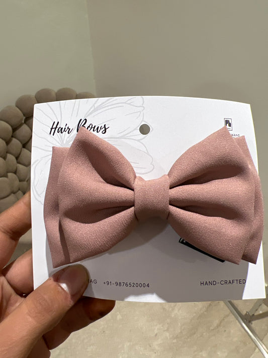 Dusty Rose Dual HairBow