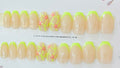 Daisy Drift French NEON Tips