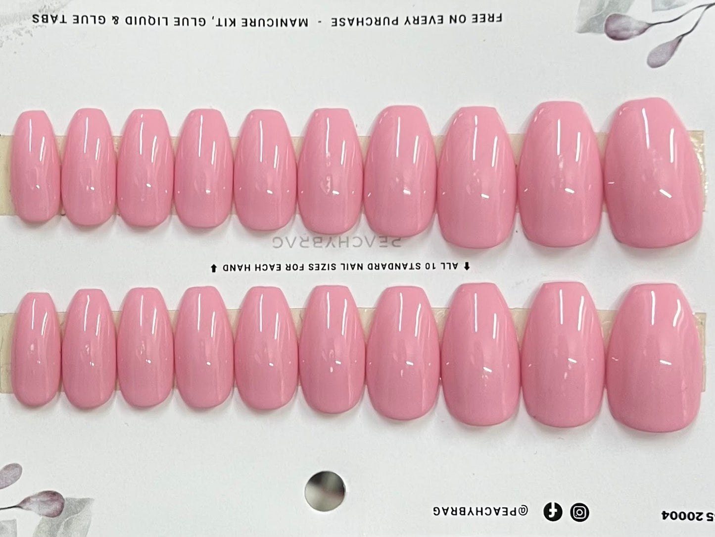 Glam Solid Press Ons