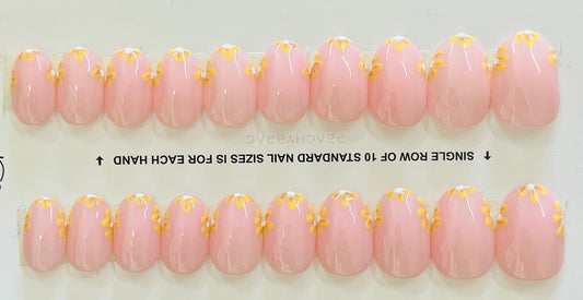 Daisy Fizz Press Ons