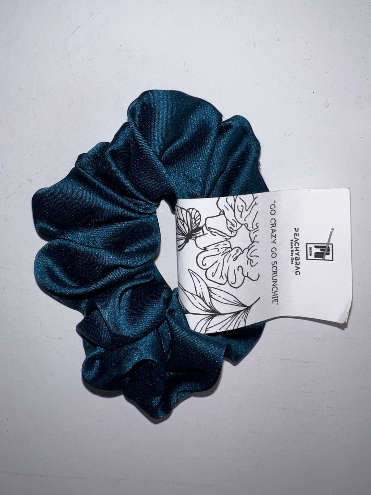 Midnight Teal Scrunchie