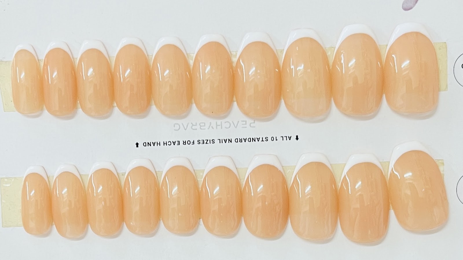 Peachy Nude French Tips