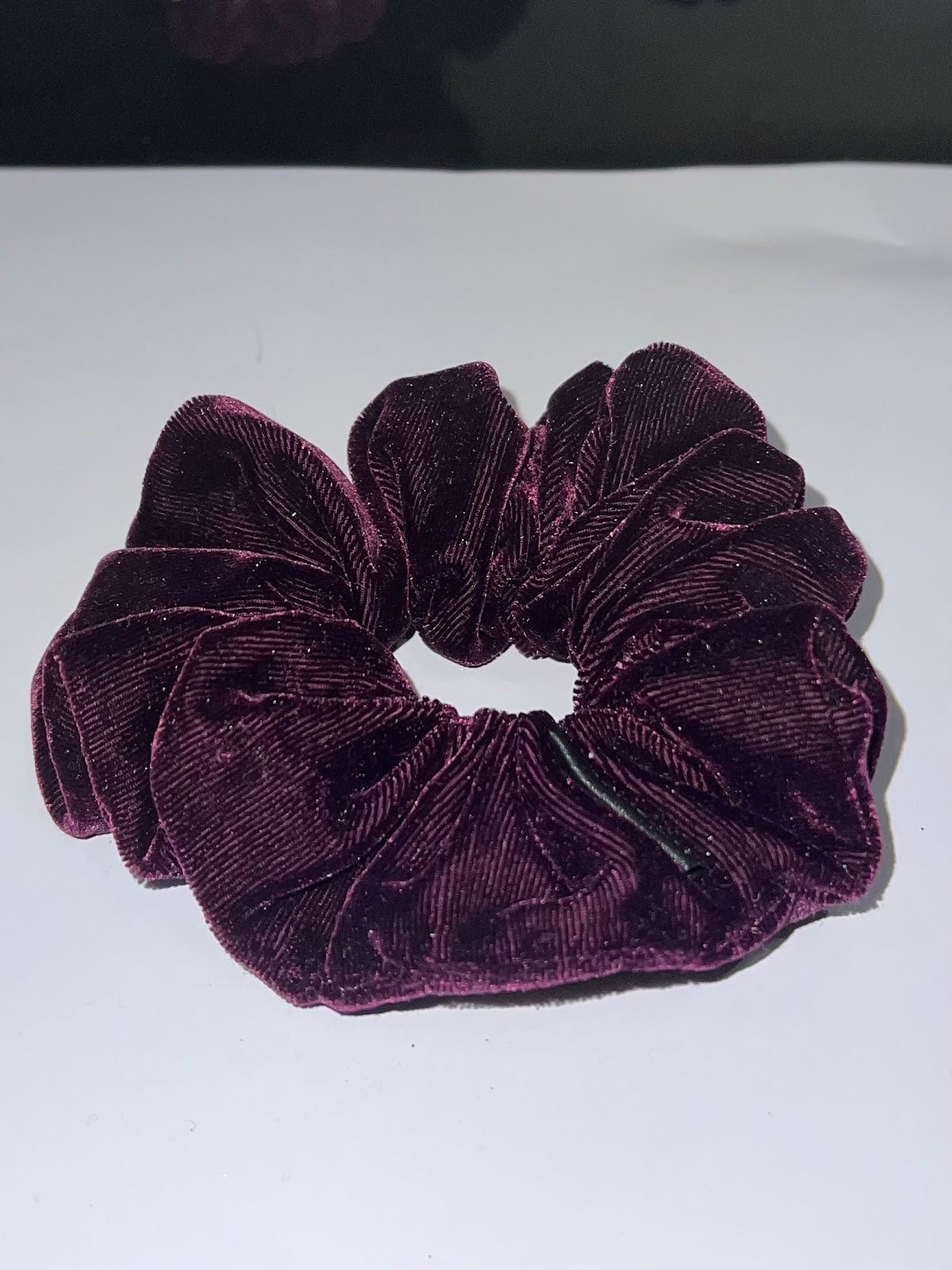 Midnight Plum Scrunchie